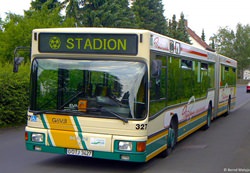 Wagen 327 Göttinger Verkehrsbetriebe ausgemustert